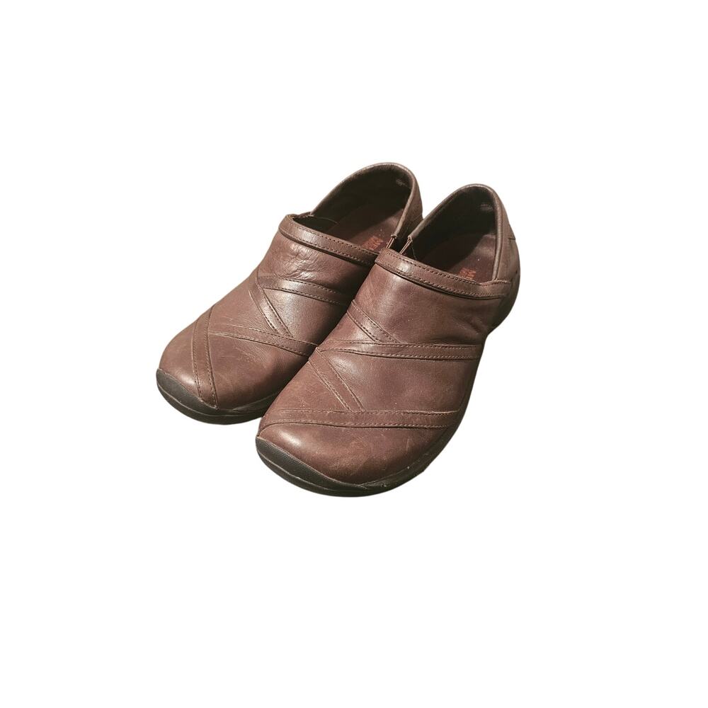 Women's Merrell "Encore Eclipse" Brown Leather‎ Sport Loafer Size 10/ EU 41